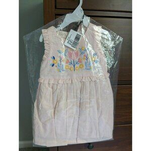 Max Studio Embroidered Flowers Sundress
